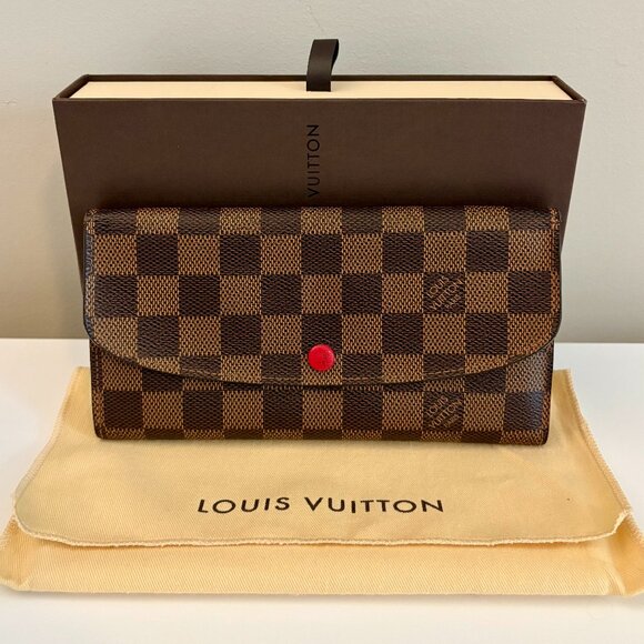 Louis Vuitton Emilie Damier Ebene Wallet - Picture 1 of 14